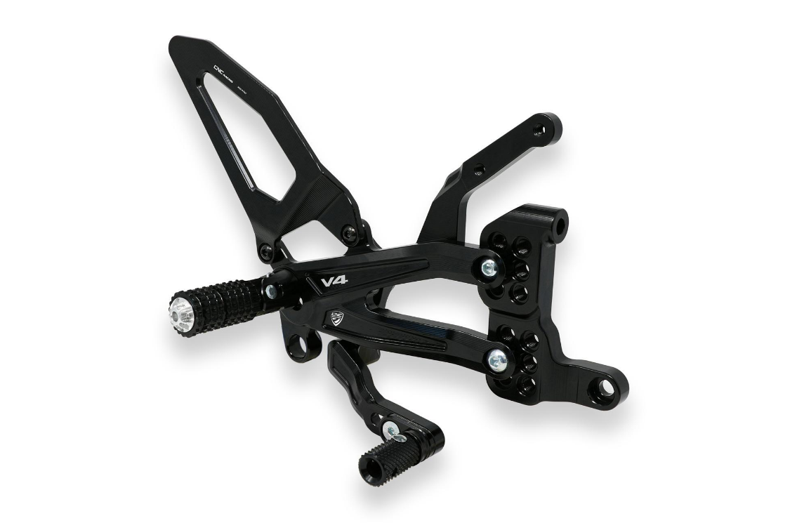 PE409 - CNC RACING Ducati Streetfighter V4 Adjustable Rearset – Accessories in the Motoraider Motorcycle Aftermarket Accessories and Parts Online Shop