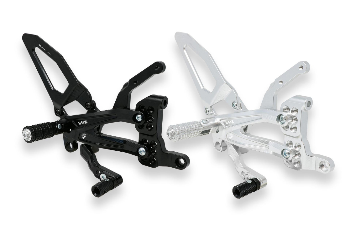 PE409 - CNC RACING Ducati Streetfighter V4 Adjustable Rearset – Accessories in the Motoraider Motorcycle Aftermarket Accessories and Parts Online Shop