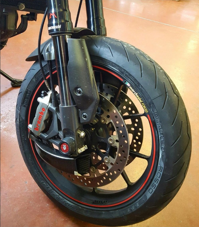 ZA701 - CNC RACING Ducati Diavel 1200 Carbon Front Brake Cooling System "GP Ducts" – Accessories in the Motoraider Motorcycle Aftermarket Accessories and Parts Online Shop