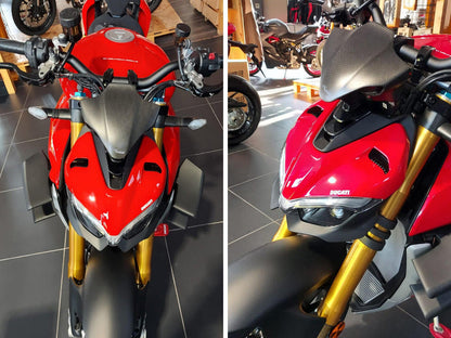 ZA987 - CNC RACING Ducati Streetfighter V4 (2020+) Carbon Wind Sport Screen – Accessories in the Motoraider Motorcycle Aftermarket Accessories and Parts Online Shop