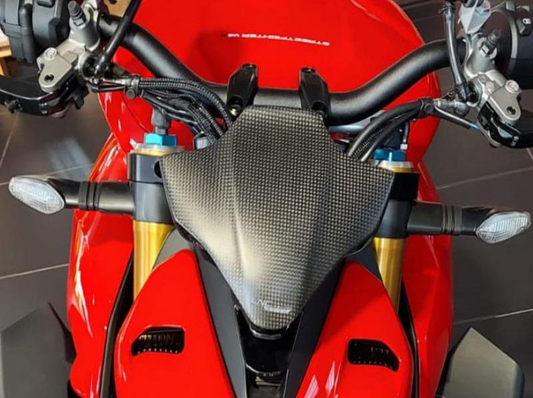 ZA987 - CNC RACING Ducati Streetfighter V4 (2020+) Carbon Wind Sport Screen – Accessories in the Motoraider Motorcycle Aftermarket Accessories and Parts Online Shop