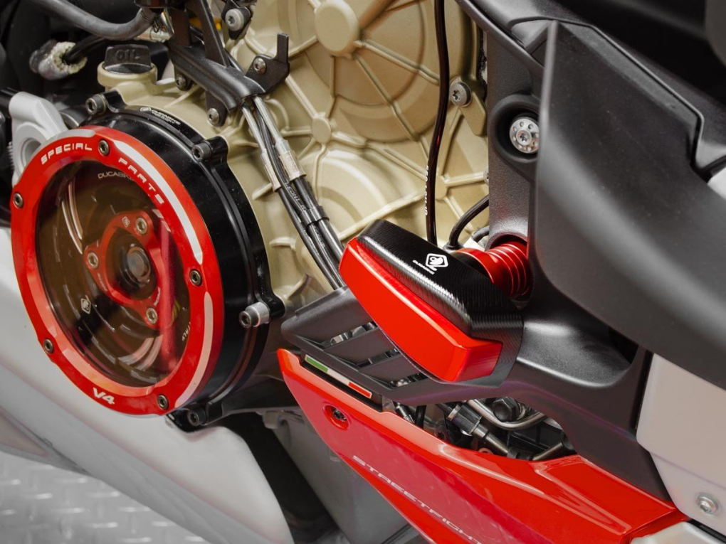 PTSFV401 - DUCABIKE Ducati Streetfighter V4 Frame Crash Protection Sliders – Accessories in the Motoraider Motorcycle Aftermarket Accessories and Parts Online Shop