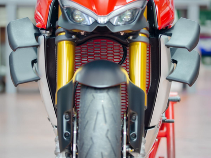 GR09 - DUCABIKE Ducati Streetfighter V4 (2020+) Radiator Guard – Accessories in the Motoraider Motorcycle Aftermarket Accessories and Parts Online Shop