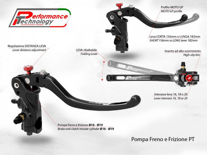 HPB - PERFORMANCE TECHNOLOGY Universal Brake Radial Master Cylinder "3D-Tech" – Accessories in the Motoraider Motorcycle Aftermarket Accessories and Parts Online Shop