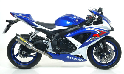 ARROW 71381MI+71729AK Suzuki GSX-R750 IE (08/10) Slip-on Exhaust "Thunder" (aluminum) – Accessories in the 2WheelsHero Motorcycle Aftermarket Accessories and Parts Online Shop