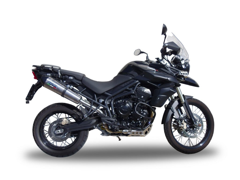 GPR Triumph Tiger 800 (10/17) Slip-on Exhaust "GPE Anniversary Titanium" (EU homologated) – Accessories in the 2WheelsHero Motorcycle Aftermarket Accessories and Parts Online Shop