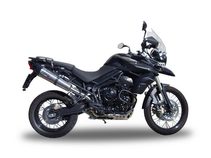 GPR Triumph Tiger 800 (10/17) Slip-on Exhaust "GPE Anniversary Titanium" (EU homologated) – Accessories in the 2WheelsHero Motorcycle Aftermarket Accessories and Parts Online Shop