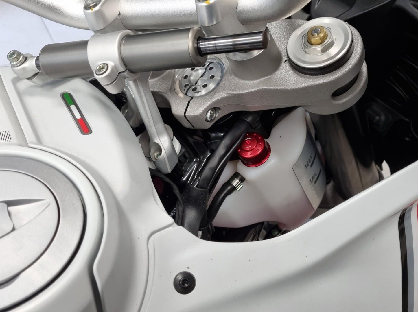 TA150 - CNC RACING Ducati Radiator Expansion Tank Cap – Accessories in the Motoraider Motorcycle Aftermarket Accessories and Parts Online Shop