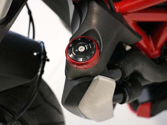 TA155 - CNC RACING Ducati Monster 821/1200 Radiator Cap Cover (bi-color) – Accessories in the Motoraider Motorcycle Aftermarket Accessories and Parts Online Shop