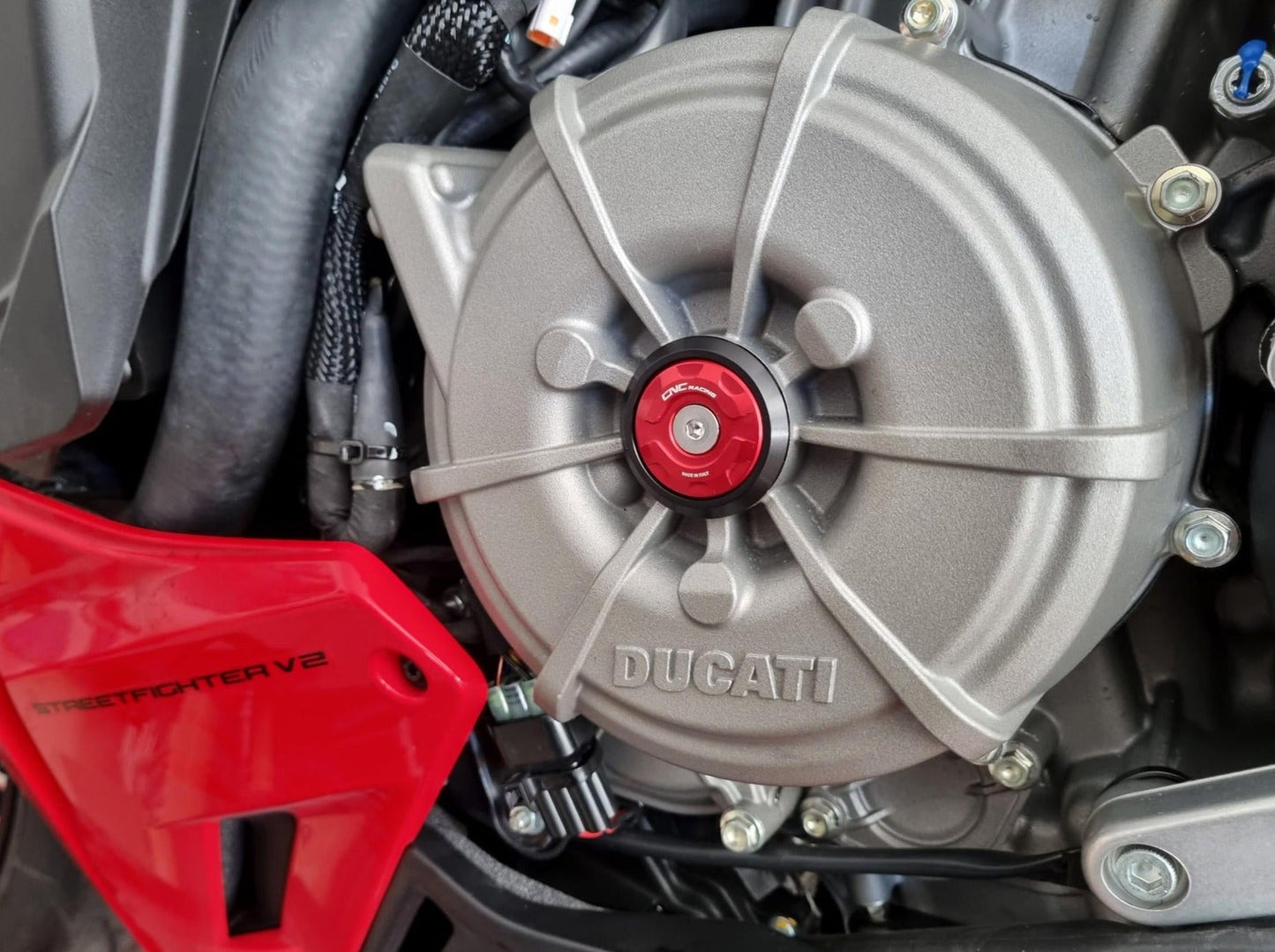 TA170 - CNC RACING Ducati Panigale / Streetfighter V2 Generator Cover Plug – Accessories in the Motoraider Motorcycle Aftermarket Accessories and Parts Online Shop