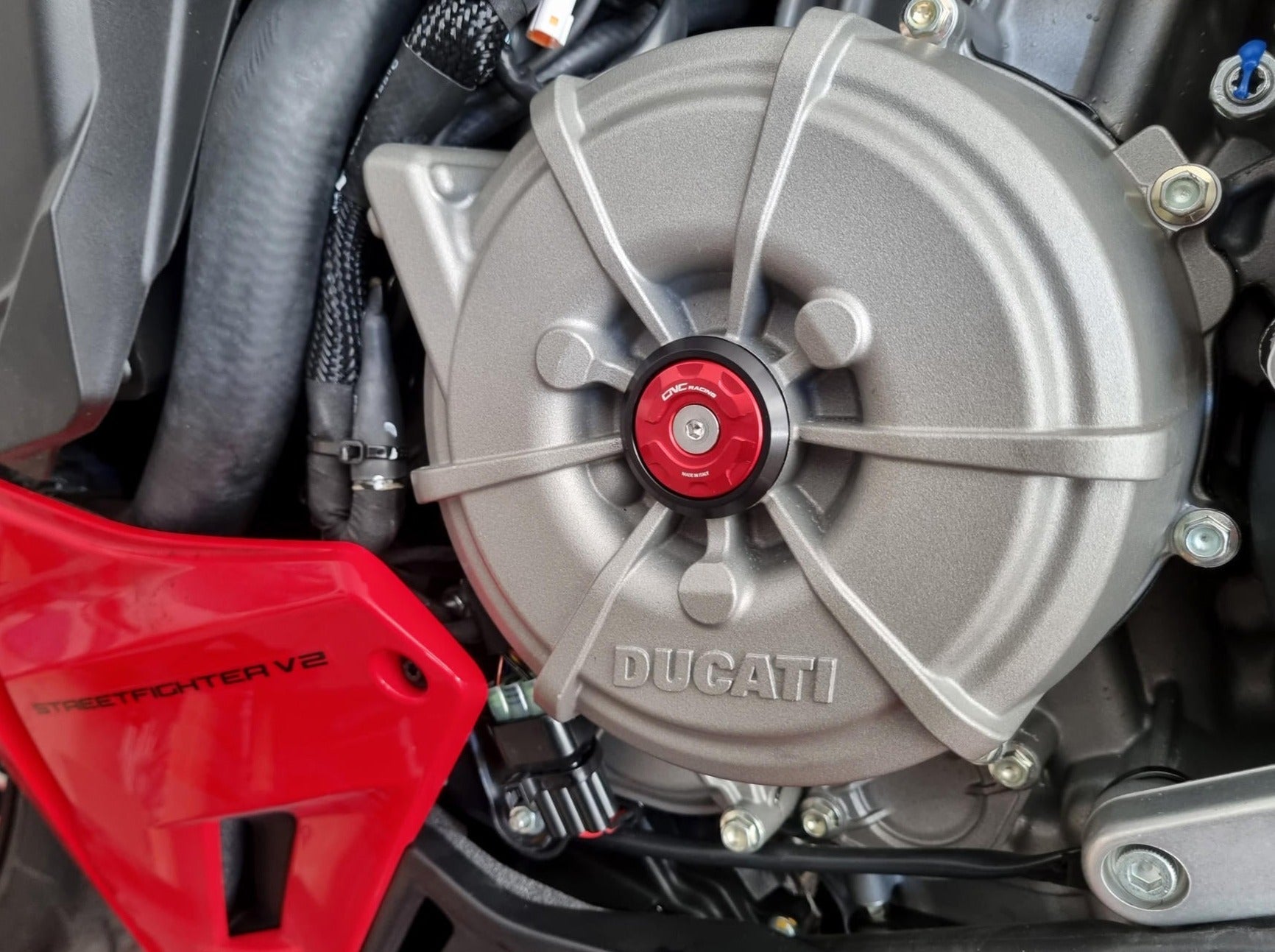 TA170 - CNC RACING Ducati Panigale / Streetfighter V2 Generator Cover Plug – Accessories in the Motoraider Motorcycle Aftermarket Accessories and Parts Online Shop