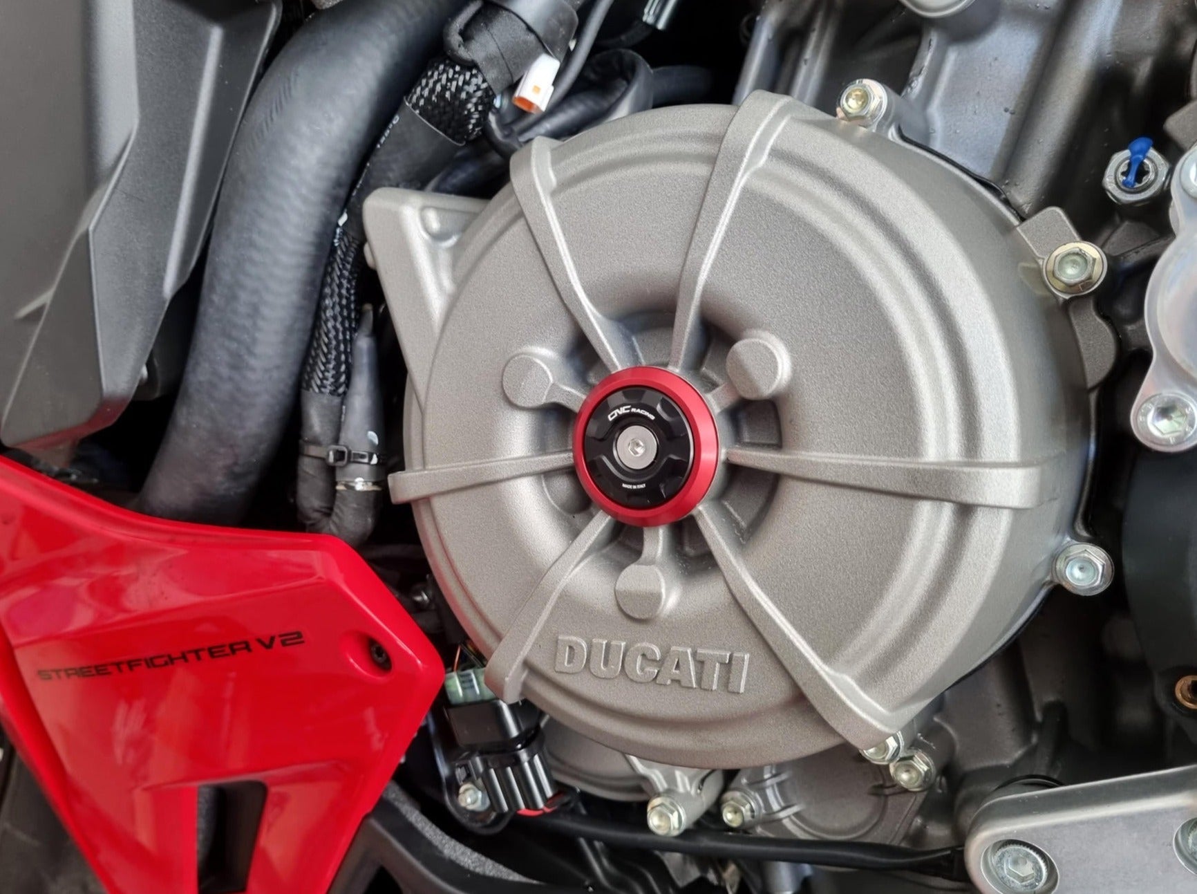 TA170 - CNC RACING Ducati Panigale / Streetfighter V2 Generator Cover Plug – Accessories in the Motoraider Motorcycle Aftermarket Accessories and Parts Online Shop