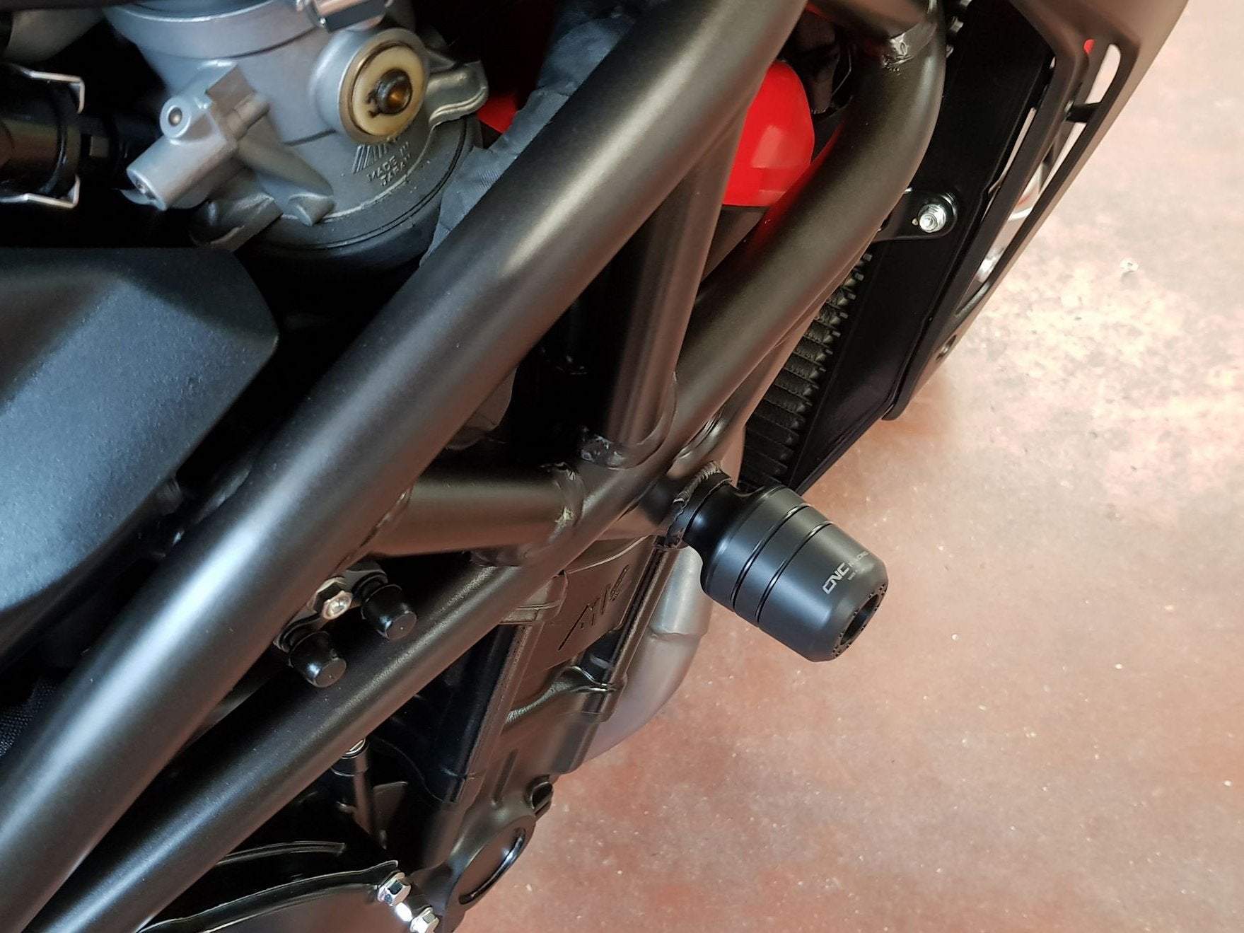 TC317 - CNC RACING MV Agusta Brutale Frame Crash Protection Sliders – Accessories in the Motoraider Motorcycle Aftermarket Accessories and Parts Online Shop