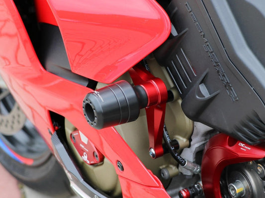 TC319 - CNC RACING Ducati Panigale V4 (18/21) Frame Crash Protectors – Accessories in the Motoraider Motorcycle Aftermarket Accessories and Parts Online Shop
