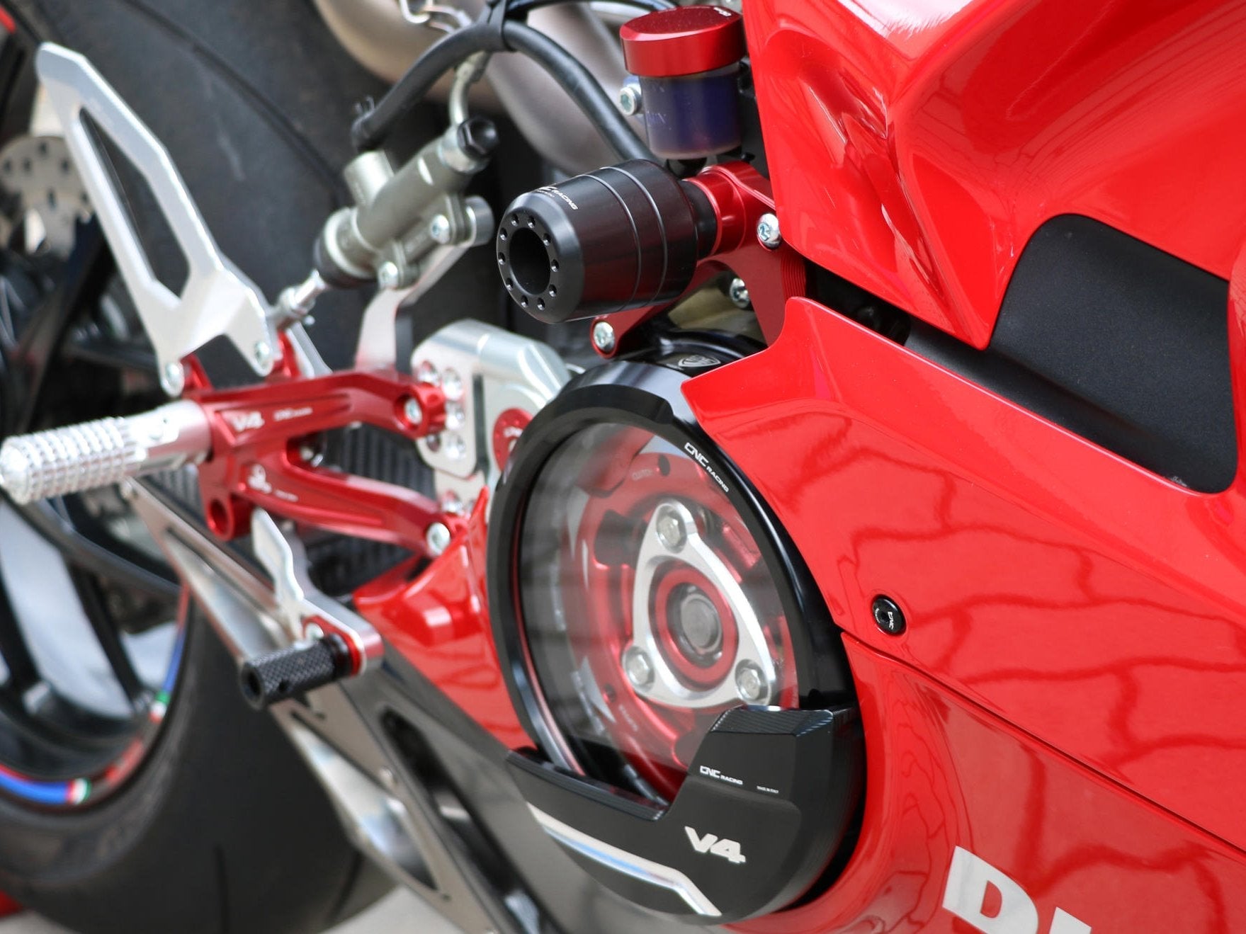 TC319 - CNC RACING Ducati Panigale V4 (18/21) Frame Crash Protectors – Accessories in the Motoraider Motorcycle Aftermarket Accessories and Parts Online Shop