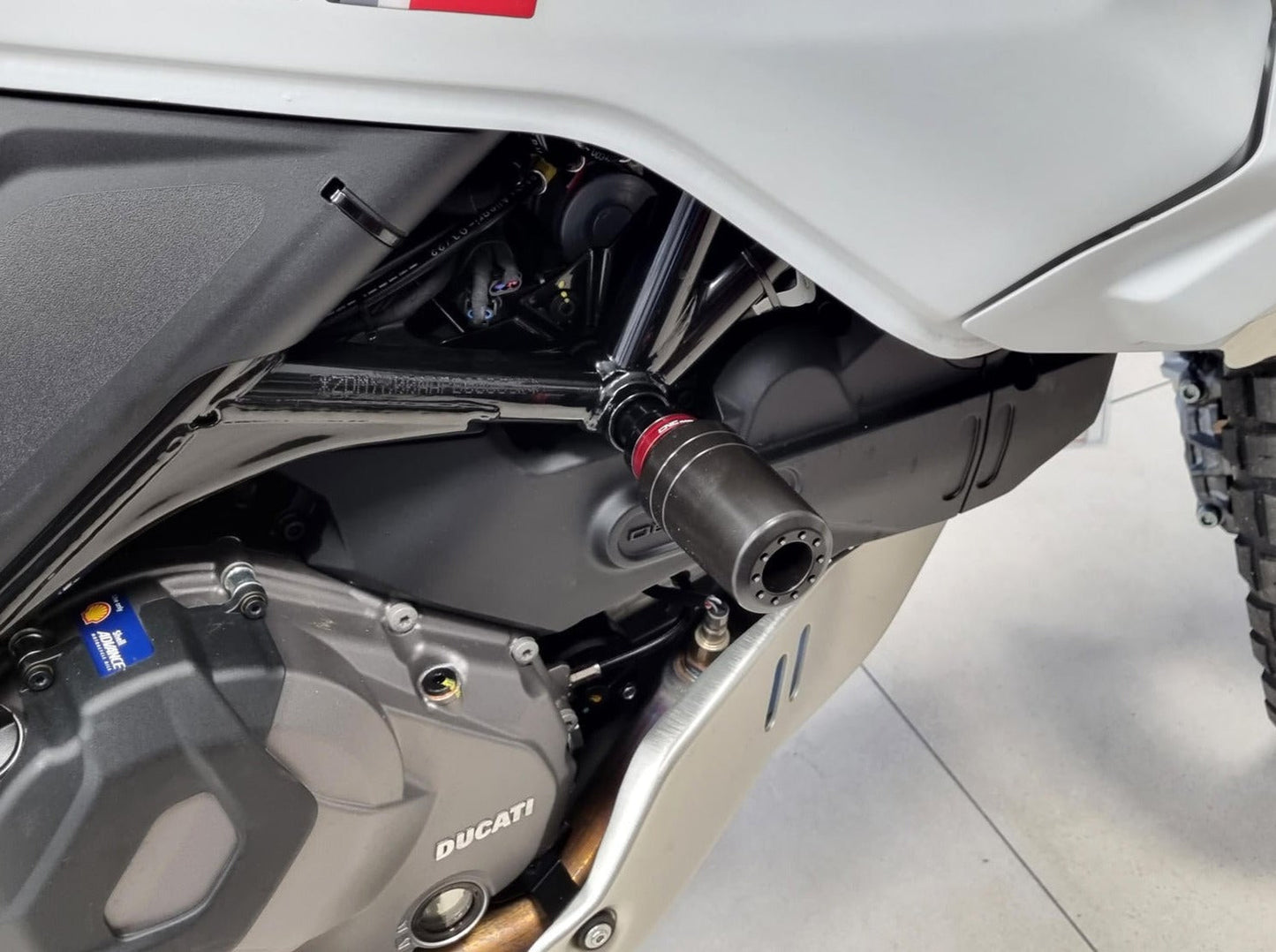 TC320 - CNC RACING Ducati DesertX (2022+) Frame Crash Protection Sliders – Accessories in the Motoraider Motorcycle Aftermarket Accessories and Parts Online Shop