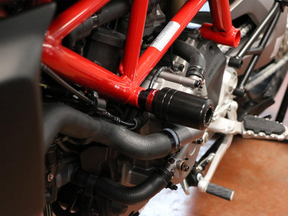 TC320 - CNC RACING Ducati Hypermotard 950 Frame Crash Protection Sliders – Accessories in the Motoraider Motorcycle Aftermarket Accessories and Parts Online Shop