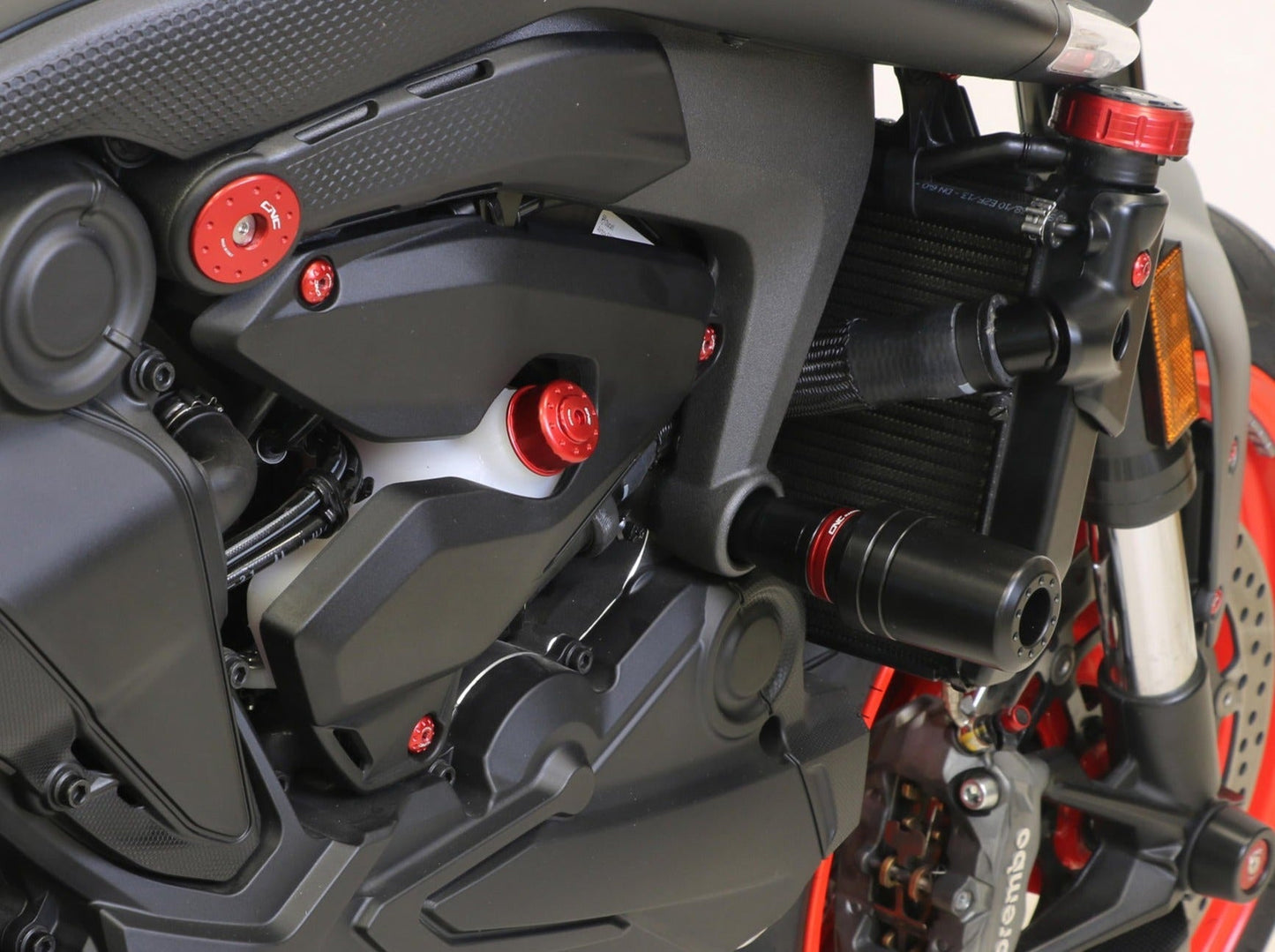 TC325 - CNC RACING Ducati Monster 950 (2021+) Frame Crash Protection Sliders – Accessories in the Motoraider Motorcycle Aftermarket Accessories and Parts Online Shop