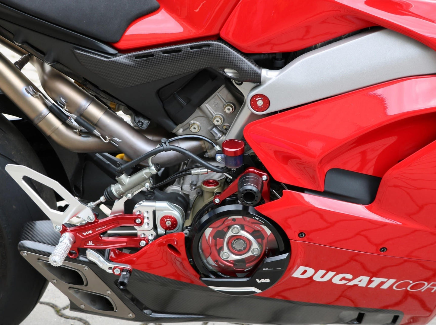 TC326 - CNC RACING Ducati Panigale V4 (22/24) Frame Crash Protection Sliders – Accessories in the Motoraider Motorcycle Aftermarket Accessories and Parts Online Shop
