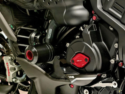 TC327 - CNC RACING Ducati Diavel V4 (2023+) Frame Crash Protection Sliders – Accessories in the Motoraider Motorcycle Aftermarket Accessories and Parts Online Shop