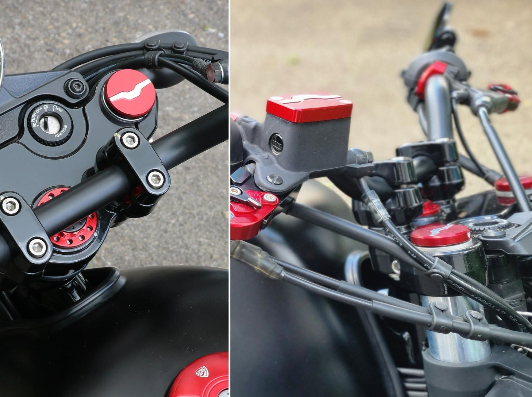 TE201 - CNC RACING Moto Guzzi V7 Stone (2019+) Fork Leg Plugs Covers – Accessories in the Motoraider Motorcycle Aftermarket Accessories and Parts Online Shop