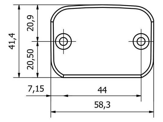 TF441 - CNC RACING Ducati Front Brake Fluid Tank Cap – Accessories in the Motoraider Motorcycle Aftermarket Accessories and Parts Online Shop