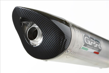 GPR Triumph Daytona 675 (06/12) Slip-on Exhaust "Tiburon Titanium" (EU homologated) – Accessories in the 2WheelsHero Motorcycle Aftermarket Accessories and Parts Online Shop