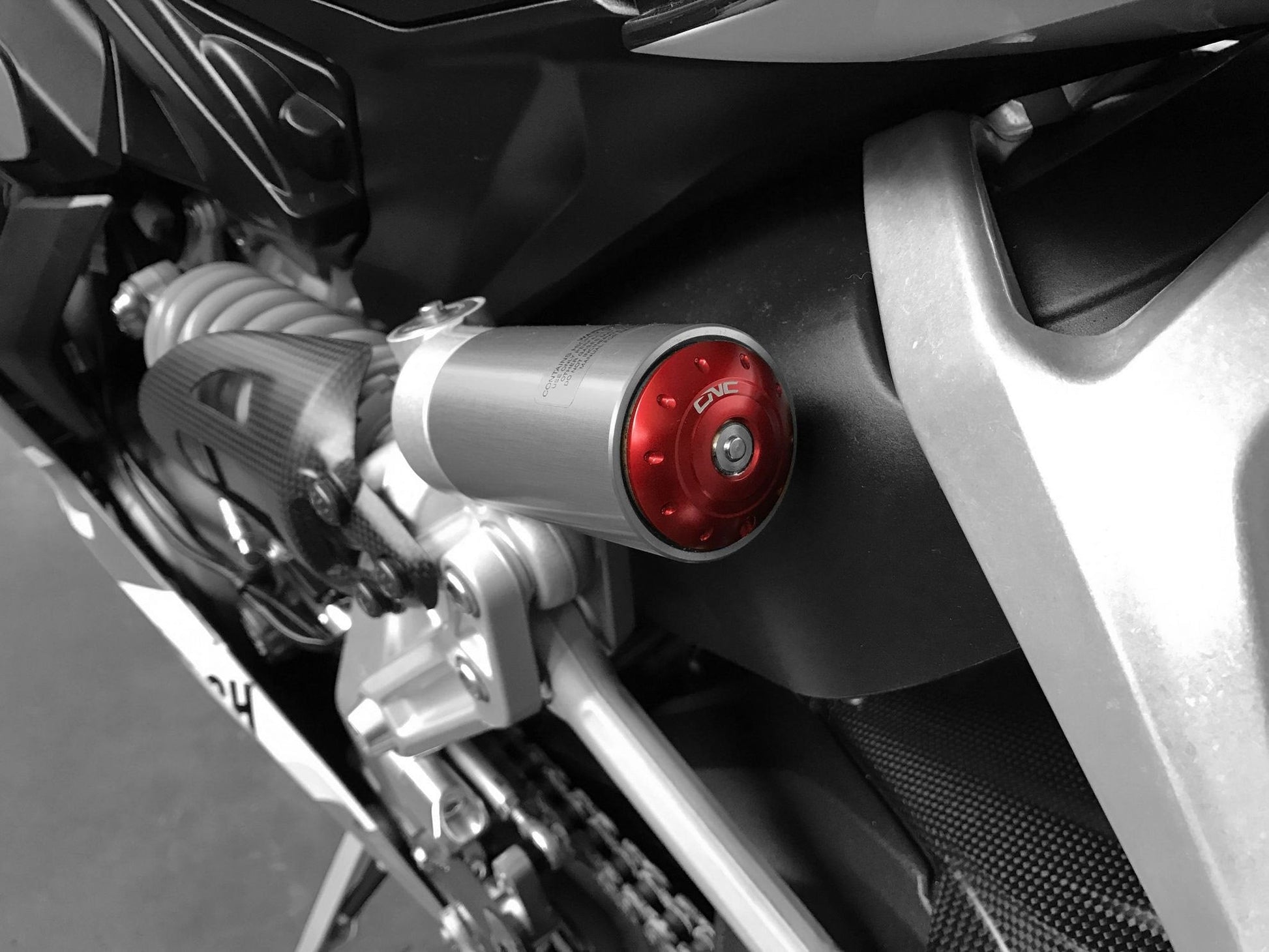 TM410 - CNC RACING Ducati Panigale / XDiavel Shock Absorber Rear Tank Cover – Accessories in the Motoraider Motorcycle Aftermarket Accessories and Parts Online Shop