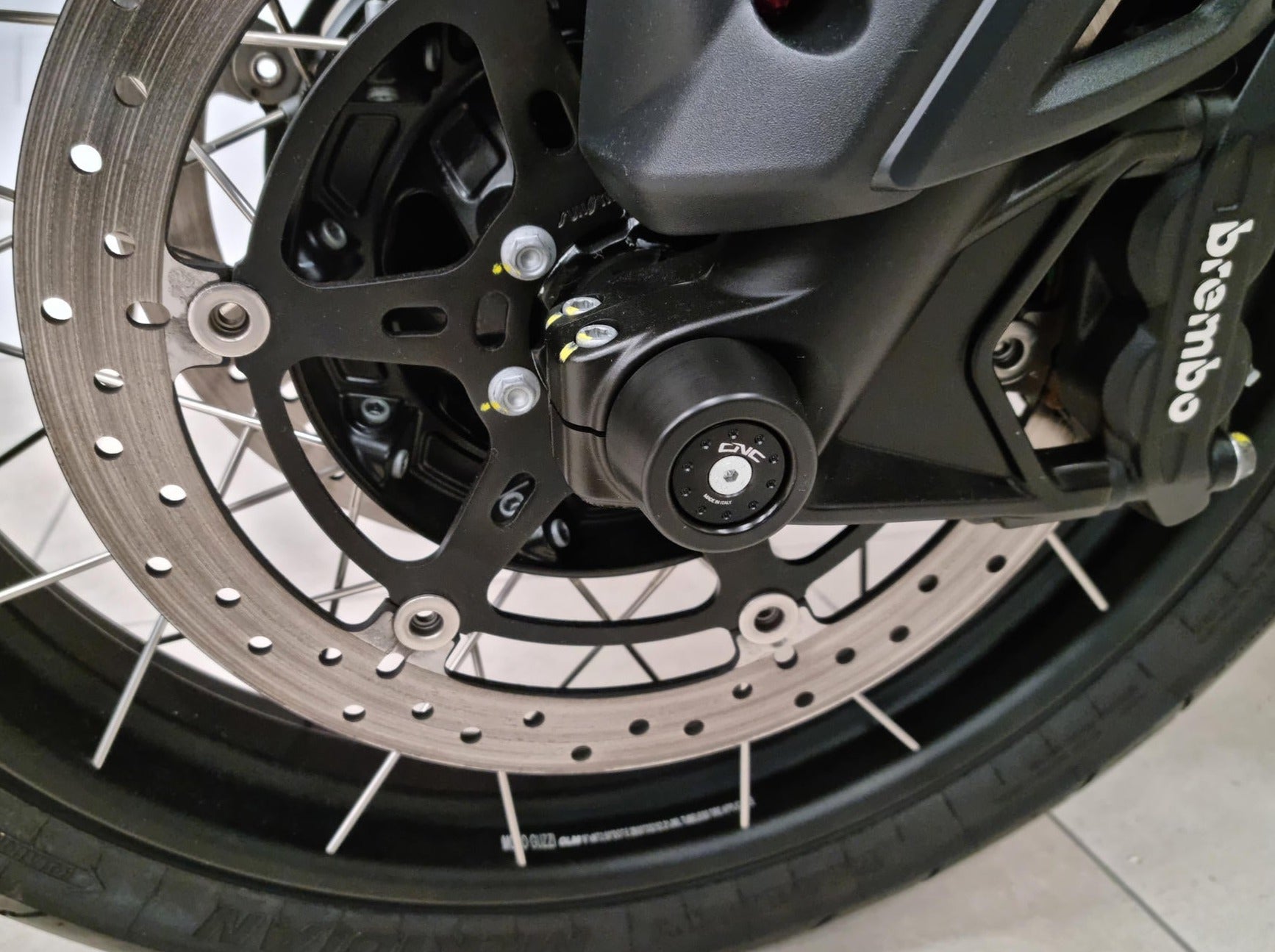 TP420 - CNC RACING Ducati / Aprilia Front Wheel Sliders – Accessories in the Motoraider Motorcycle Aftermarket Accessories and Parts Online Shop