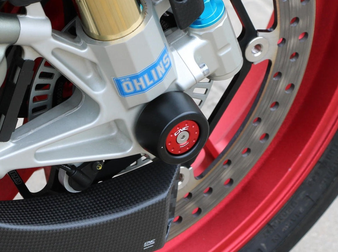 TP420 - CNC RACING Ducati / Aprilia Front Wheel Sliders – Accessories in the Motoraider Motorcycle Aftermarket Accessories and Parts Online Shop