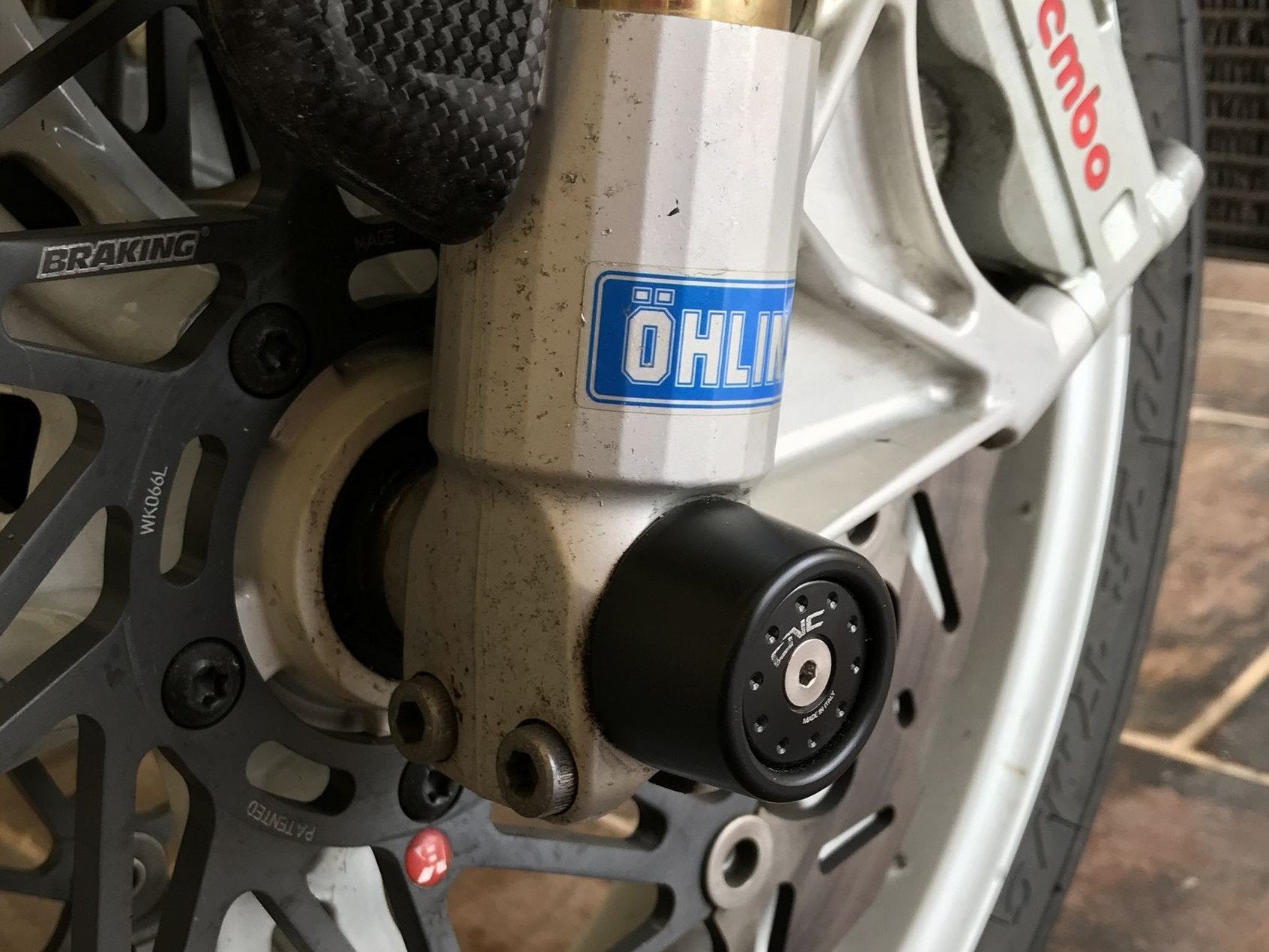 TP435 - CNC RACING Ducati Monster S4RS Front Wheel Sliders – Accessories in the Motoraider Motorcycle Aftermarket Accessories and Parts Online Shop