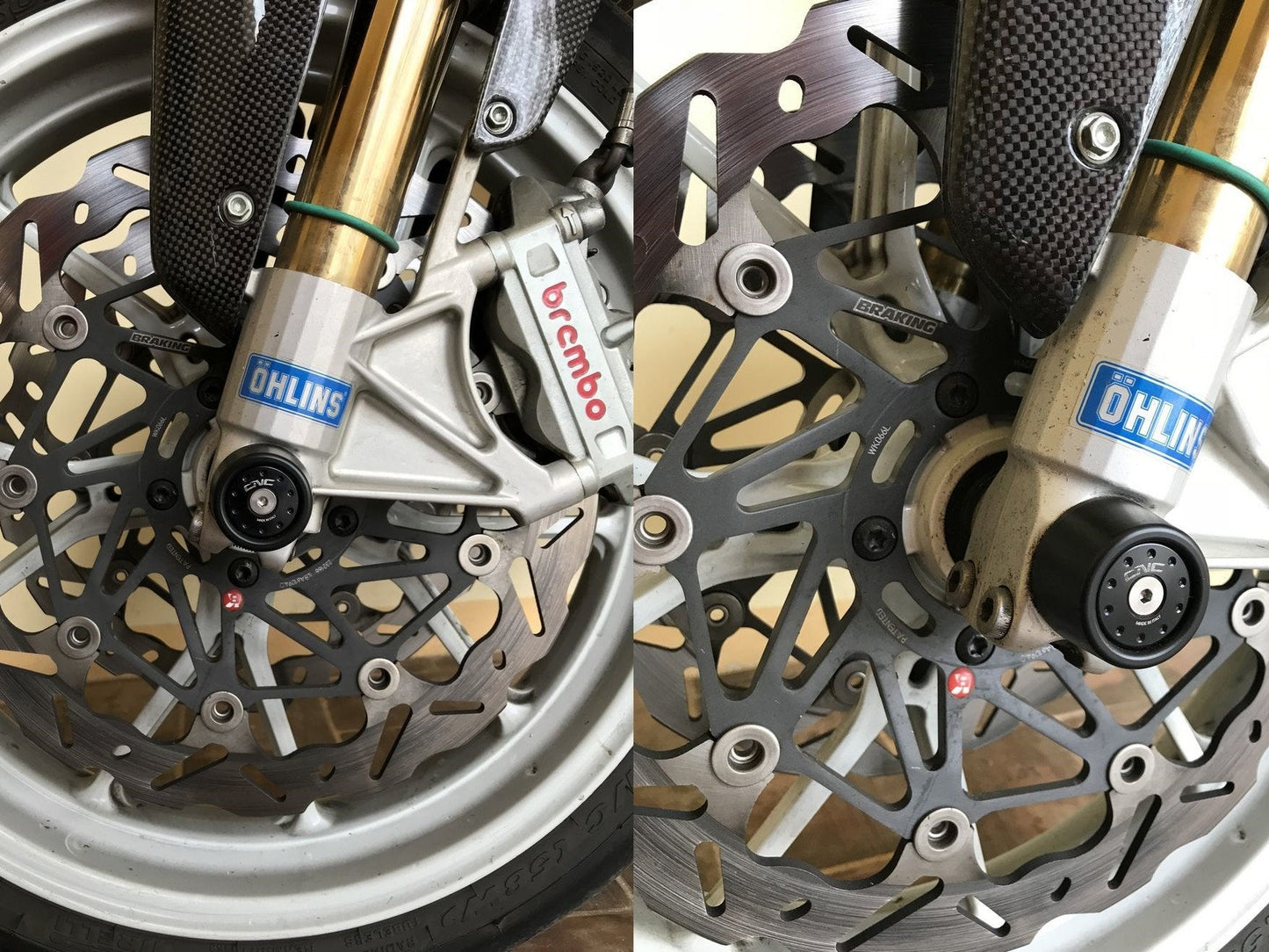 TP435 - CNC RACING Ducati Monster S4RS Front Wheel Sliders – Accessories in the Motoraider Motorcycle Aftermarket Accessories and Parts Online Shop
