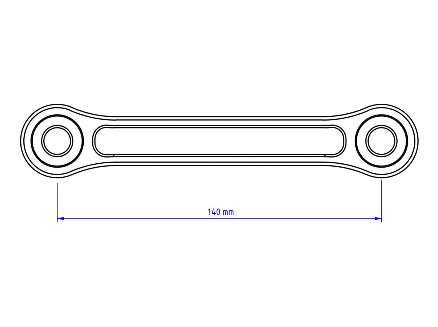 TR100 - CNC RACING Ducati Panigale V4 / Streetfighter V4 Rear Shock Absorber Tie Rods – Accessories in the Motoraider Motorcycle Aftermarket Accessories and Parts Online Shop
