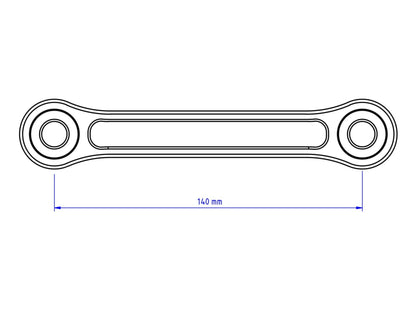 TR100 - CNC RACING Ducati Panigale V4 / Streetfighter V4 Rear Shock Absorber Tie Rods – Accessories in the Motoraider Motorcycle Aftermarket Accessories and Parts Online Shop