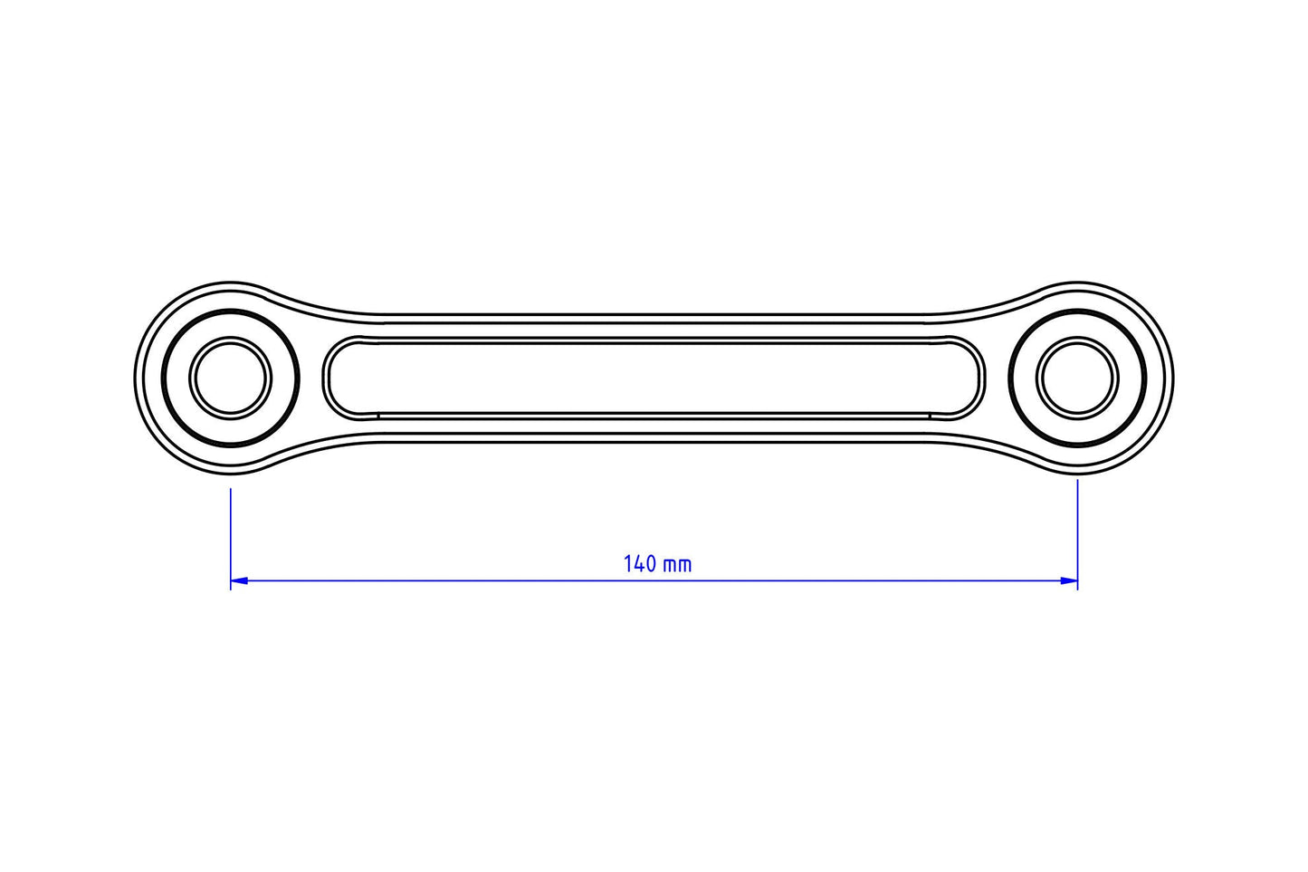 TR100 - CNC RACING Ducati Panigale V4 (20/24) Rear Shock Absorber Tie Rods (lower seat position) – Accessories in the Motoraider Motorcycle Aftermarket Accessories and Parts Online Shop