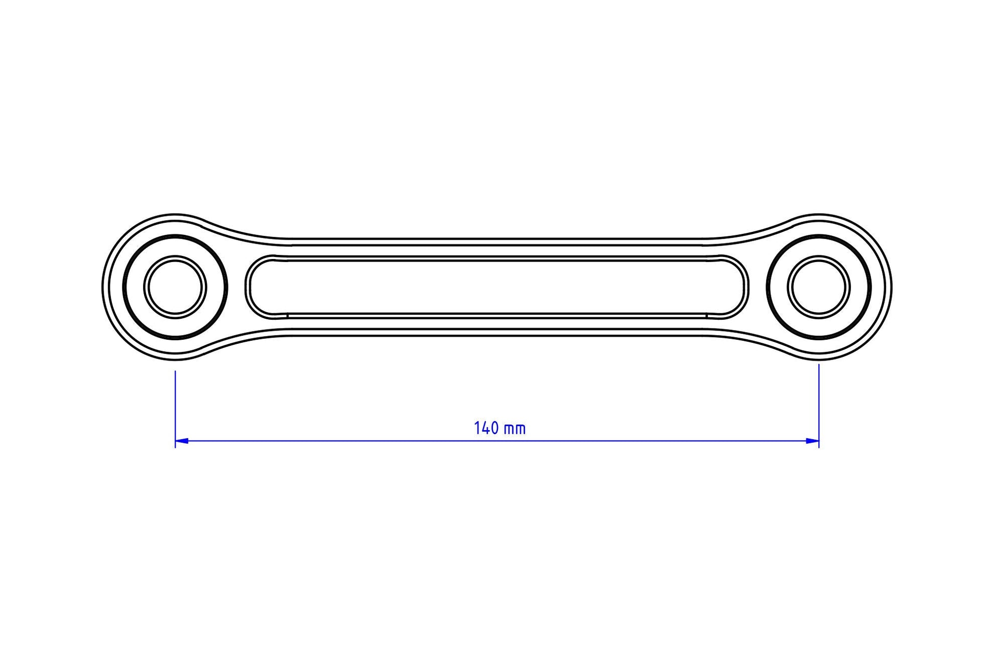 TR100 - CNC RACING Ducati Panigale V4 (20/24) Rear Shock Absorber Tie Rods (lower seat position) – Accessories in the Motoraider Motorcycle Aftermarket Accessories and Parts Online Shop