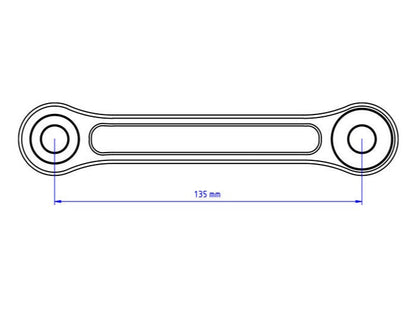 TR105 - CNC RACING Ducati Panigale V4 / V4S (2020+) Rear Shock Absorber Tie Rods – Accessories in the Motoraider Motorcycle Aftermarket Accessories and Parts Online Shop