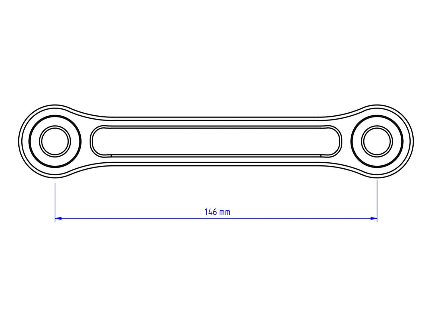 TR115 - CNC RACING Ducati Panigale V4 / Streetfighter V4 Rear Shock Absorber Tie Rods (lower seat position) – Accessories in the Motoraider Motorcycle Aftermarket Accessories and Parts Online Shop