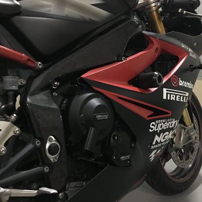 CARBON2RACE Triumph Daytona 675 (06/12) Carbon Frame Covers – Accessories in the 2WheelsHero Motorcycle Aftermarket Accessories and Parts Online Shop