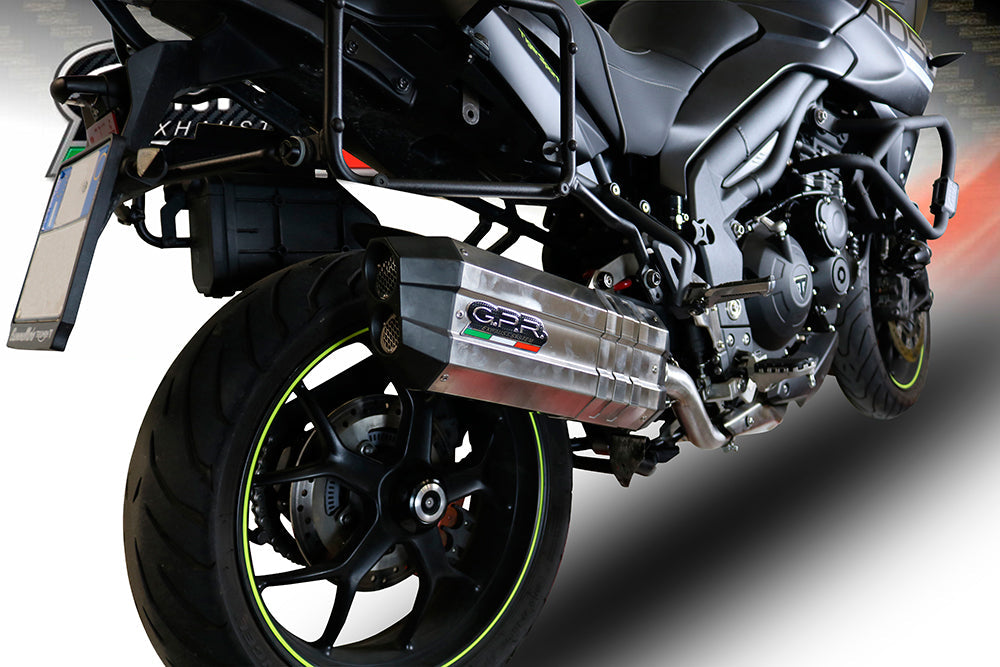 GPR Triumph Tiger 1050 Sport (2017 – ) Slip-on Exhaust "Sonic Inox" (EU homologated) – Accessories in the 2WheelsHero Motorcycle Aftermarket Accessories and Parts Online Shop