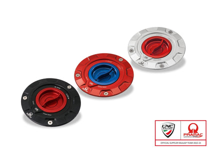 TS423PR - CNC RACING Ducati / MV Agusta Fuel Tank Cap (Pramac edition) – Accessories in the Motoraider Motorcycle Aftermarket Accessories and Parts Online Shop