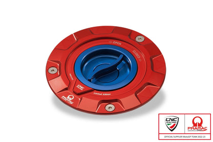 TS423PR - CNC RACING Ducati / MV Agusta Fuel Tank Cap (Pramac edition) – Accessories in the Motoraider Motorcycle Aftermarket Accessories and Parts Online Shop