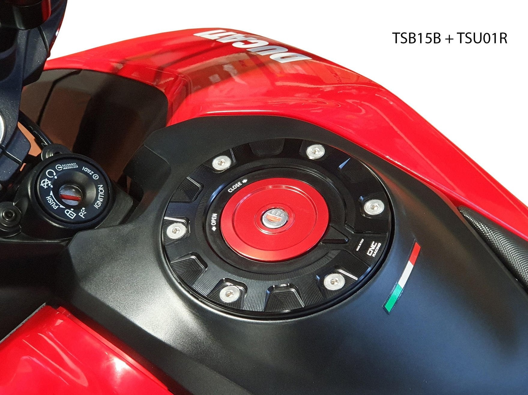 TSB15 - CNC RACING Ducati Fuel Tank Cap – Accessories in the Motoraider Motorcycle Aftermarket Accessories and Parts Online Shop