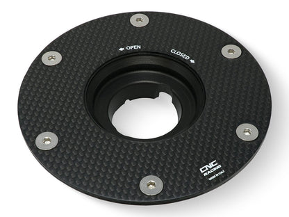 TSB25 - CNC RACING Ducati Carbon Fuel Tank Cap – Accessories in the Motoraider Motorcycle Aftermarket Accessories and Parts Online Shop