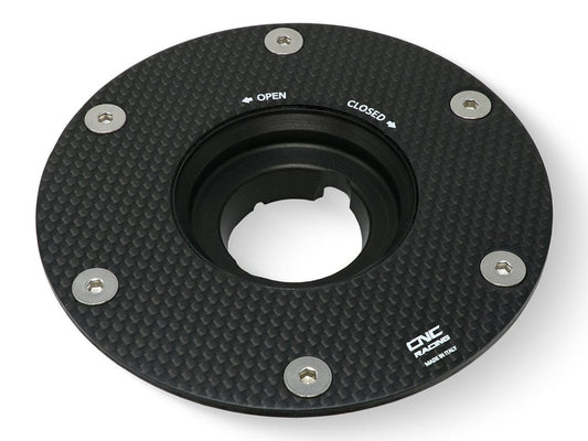TSB25 - CNC RACING Ducati Carbon Fuel Tank Cap – Accessories in the Motoraider Motorcycle Aftermarket Accessories and Parts Online Shop