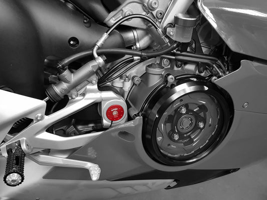 TT322 - CNC RACING Ducati Panigale / Streetfighter Rearset Plugs – Accessories in the Motoraider Motorcycle Aftermarket Accessories and Parts Online Shop