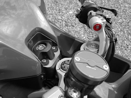 TT323 - CNC RACING Ducati Handlebar Tubes Caps – Accessories in the Motoraider Motorcycle Aftermarket Accessories and Parts Online Shop