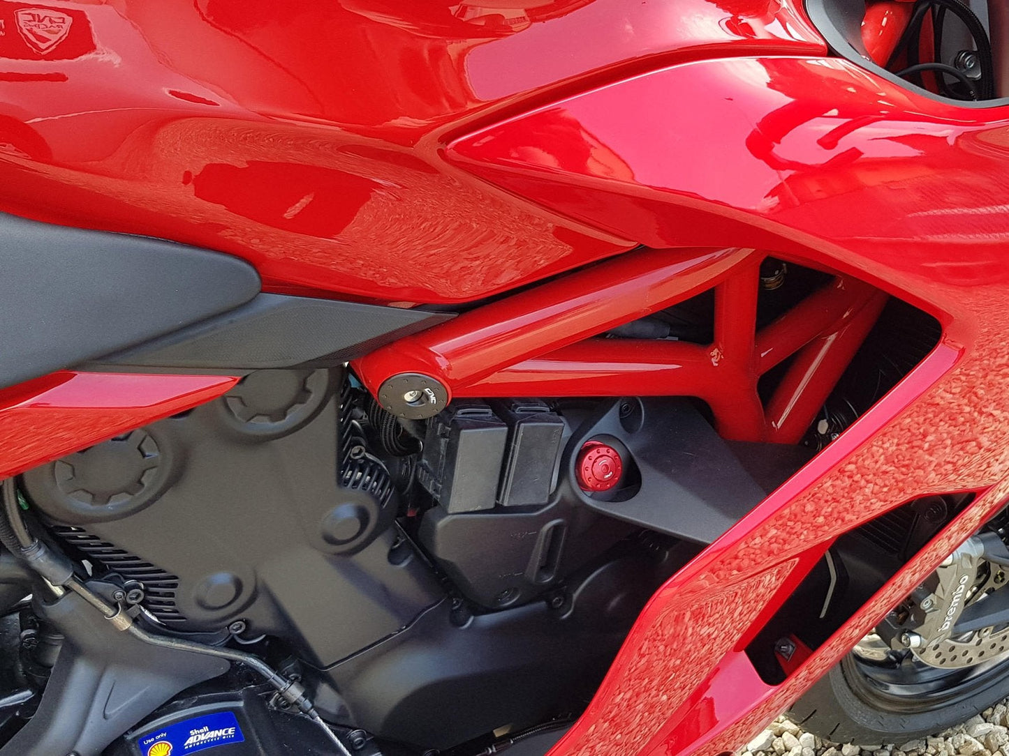 TT345 - CNC RACING Ducati SuperSport 939 Frame Plugs – Accessories in the Motoraider Motorcycle Aftermarket Accessories and Parts Online Shop