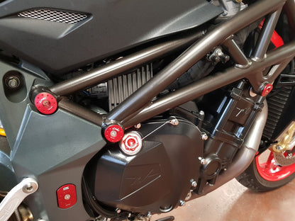TT346 - CNC RACING MV Agusta Brutale 1090 Frame Plugs – Accessories in the Motoraider Motorcycle Aftermarket Accessories and Parts Online Shop