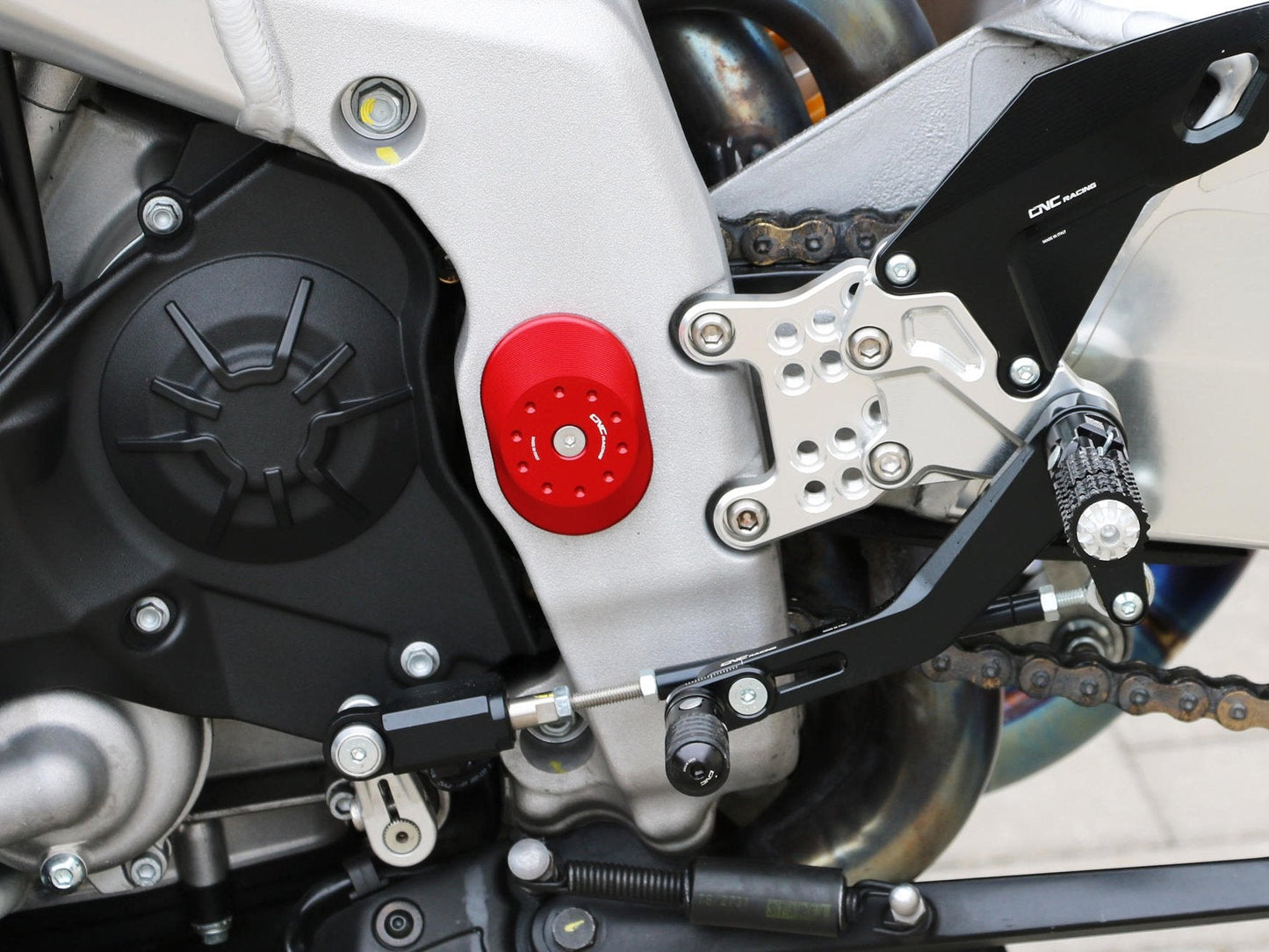 TT348 - CNC RACING Aprilia RSV4 / Tuono V4 (2009+) Swingarm Pivot Axle Frame Plugs – Accessories in the Motoraider Motorcycle Aftermarket Accessories and Parts Online Shop